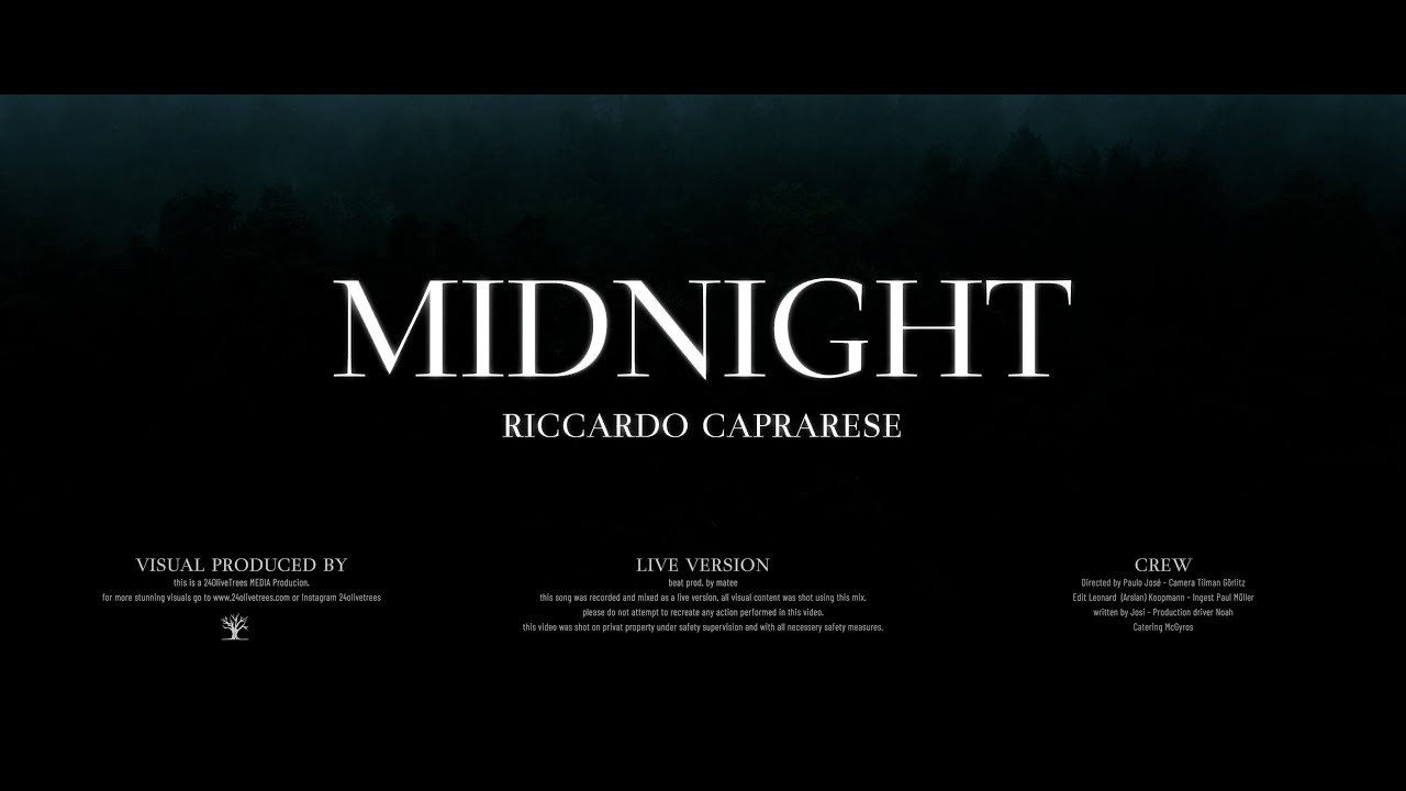 MIDNIGHT (Forest Live Version) - Riccardo Caprarese (Video), Pop music genre, Nagamag Magazine