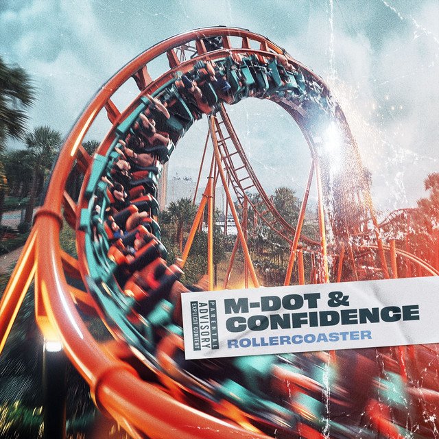 m-dot-x-confidence-rollercoaster-hip-hop-album-cover-nagamag-music-magazine Project Review: M-Dot x Confidence – Rollercoaster | Hip Hop Release