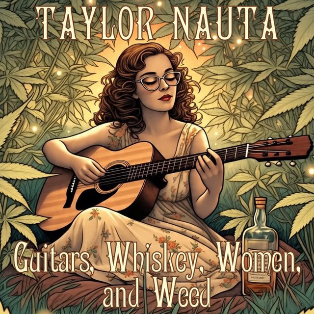 taylor-nauta-guitars-whiskey-women-and-weed-rock-album-cover-nagamag-music-magazine Song Critique: Taylor Nauta – Guitars Whiskey Women and Weed | Rock Review